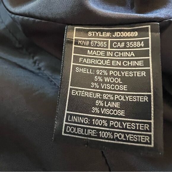 Jack Jacket Coat Azteca Black Gray Size XS - Picture 10 of 10